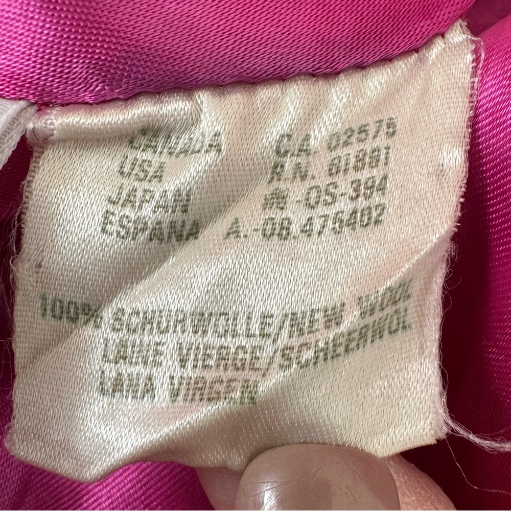 Escada Vintage - Vibrant‎ Pink and Black Checkered Blazer - Picture 9 of 9